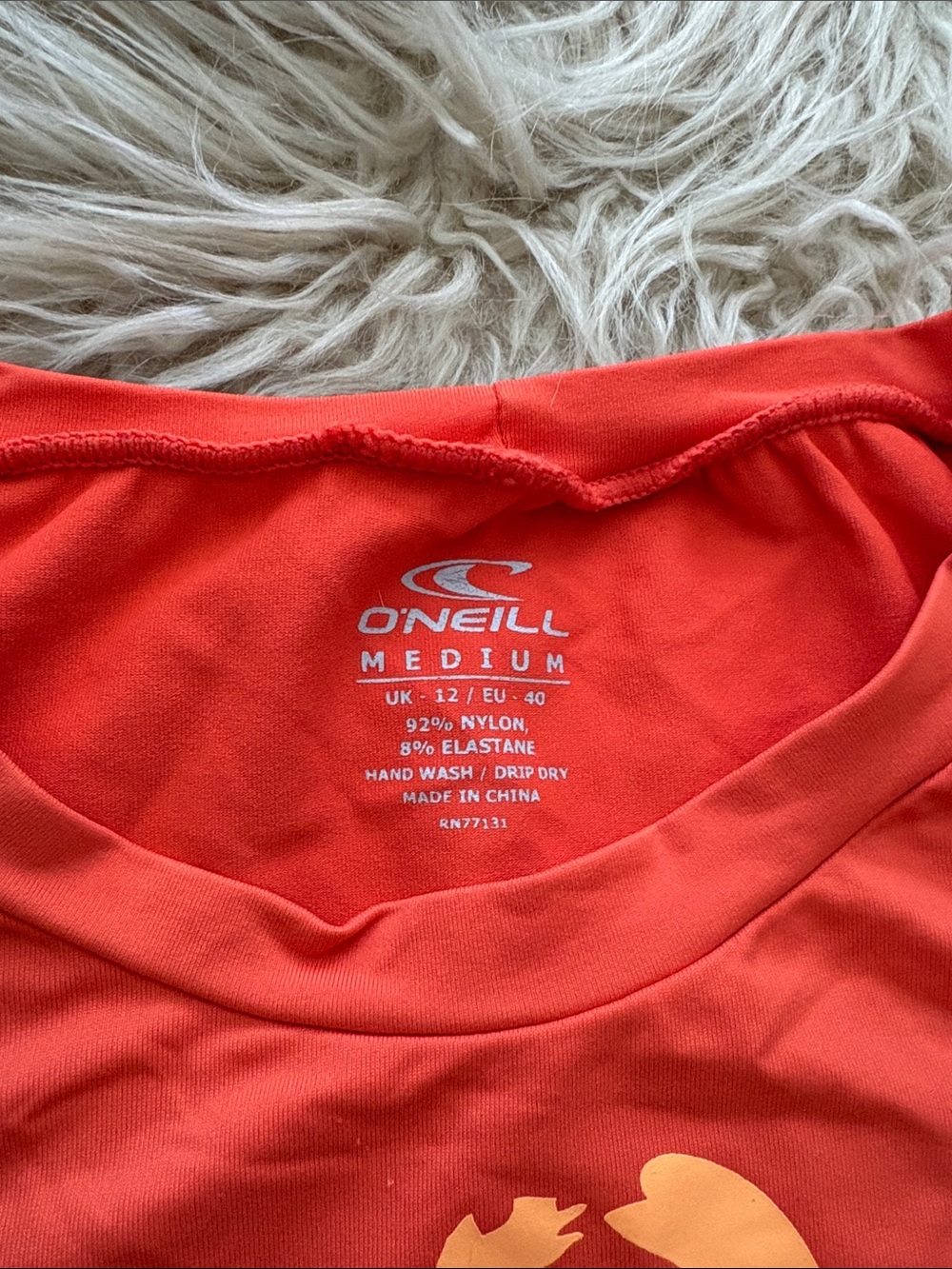 O'Neill rash guard top sz Medium - Picture 2 of 7